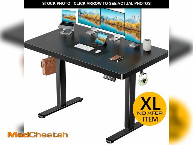 Lot 74-12898963 - (MISSING LEGS,HARDWARE) Marsail Electric Standing Desk with One-Piece Desktop, 63 x 30 Sit Stand Des...