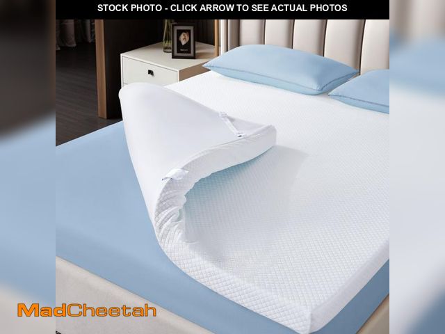 Lot 74-12487631 - Cocosity 3" Gel Memory Foam Soft Twin Mattress Topper with Removable Cover for Pressure Relief, Cert...