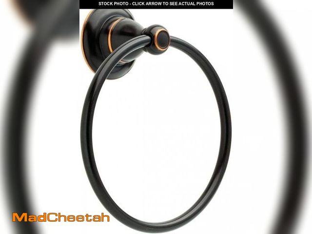 Lot 74-12365022 - Delta Porter Oil Rubbed Bronze Towel Ring Die Cast Zinc - UNUSED