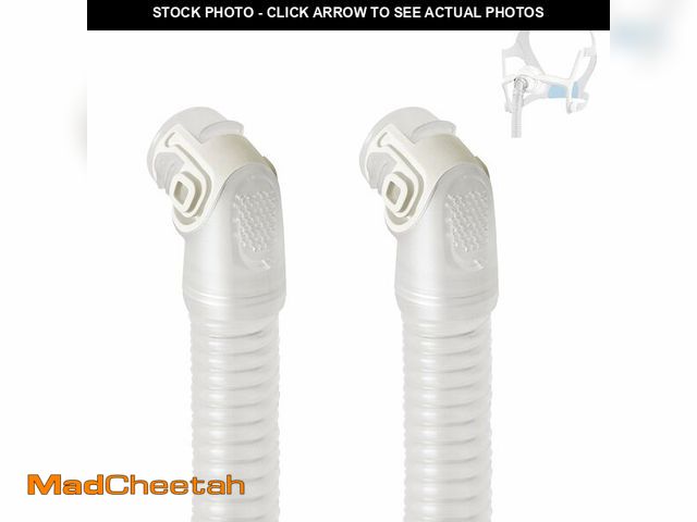 Lot 74-14055553 - 2 Packs Replacement Short Tube and Elbow for Resmed AirFit N20, Airtouch N20 Mask - No Leakage - Red...