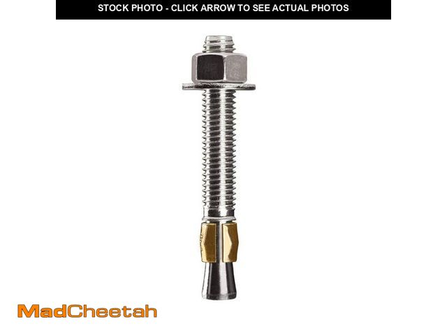 Lot 74-14320555 - Cobra Anchors 1/2 in. x 7 in. Parawedge Anchor (25-Pack) - UNUSED