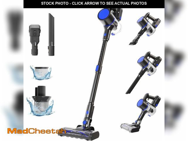 Lot 74-13733899 - NEWBULIG Cordless Vacuum Cleaner, Lightweight Stick Vacuum for Home with Anti-Tangle and LED Lights,...