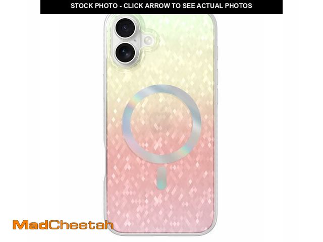 Lot 74-12714301 - LONLI Hue - Prismatic Rainbow Diamond Facet Sparkling Magnetic Phone Case for iPhone 16 - [Compatibl...