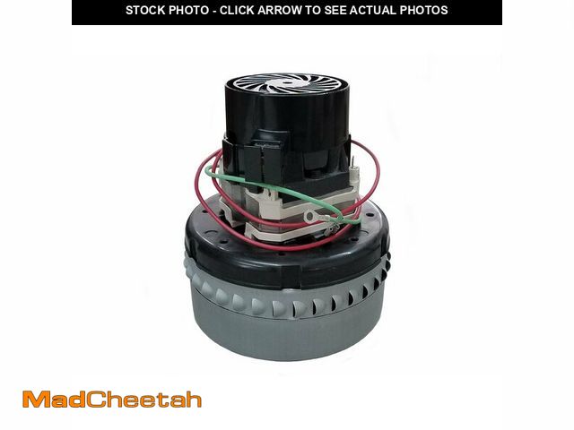 Lot 74-12882796 - Ultimate Washer Electro Motor Car Wash Vacuum Motor 8055EM for JE Adams Vacuums, 110V - USED