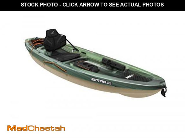 Lot 74-12202832 - Pelican - Sentinel 100X - Angler Fishing Kayak - 10 Ft - Fade Black Green - UNUSED