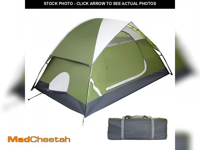 Lot 74-12515924 - Kroyicegears 2/4 Person Tents for Camping - Waterproof Lightweight Outdoor Camping Tents 7.2 lb - UN...