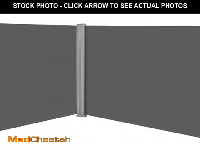 Lot 74-12164432 - Yaheetech 236 x 71in Double Side Awning, Patio Retractable Side Screen Awning, Privacy Divider Scree...