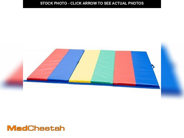 Lot 74-12918592 - Children's Factory Rainbow Folding Gym Mat, 4' x 6', CF321-145, Toddler and Baby Preschool Activity ...