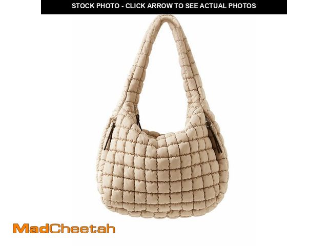 Lot 74-12458120 - Puffer Quilted Shoulder Bag for Women Padding Shoulder Bag Puffy Hobo Bag Trendy Tote Bag 2025 - USE...