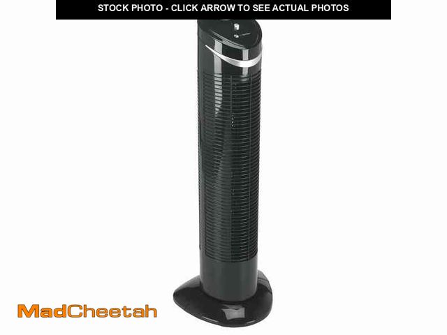 Lot 74-12663785 - Pure Guardian 29 in. 3-Speed Oscillating Tower Fan with Slim and Lightweight Design in Black - UNUSE...