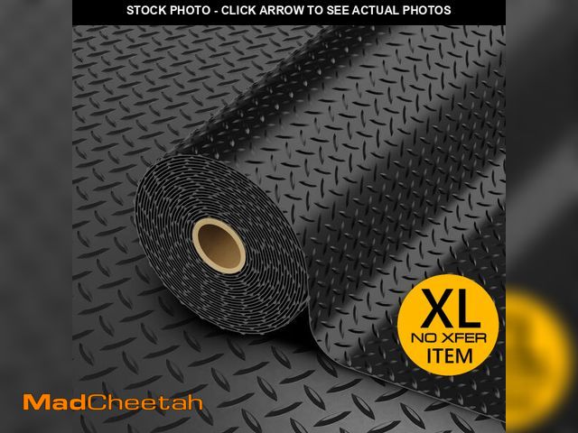 Lot 74-12824023 - StellarStar 8x30 FT Garage Floor Mat, 2.8mm Thickened PVC Flooring Roll for Under Car, 240 SQFT Diam...