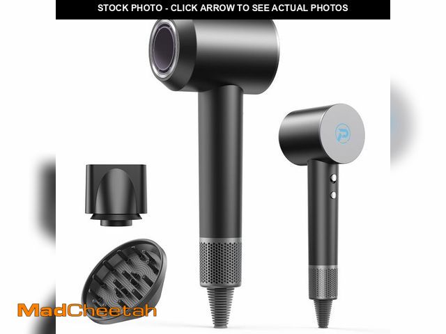 Lot 74-13569824 - Hair Dryer - 110,000 RPM Professional Hair Dryer with Diffuser, Ionic Blow Dryer, 8 Wind Modes, Magn...