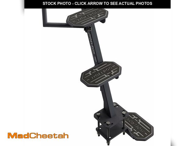 Lot 74-12719995 - Jyoelron Boat Trailer Steps with Handrail, EVA Anti-Slip Mat, 450Lbs Capacity, Recommended for Bow H...