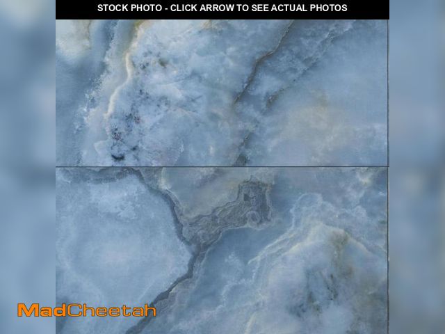 Lot 74-12299462 - *SEE DETAILS* Jume Onyx Blue 23.62 in. x 47.24 in. Polished Porcelain Floor and Wall Tile (15.49 sq....
