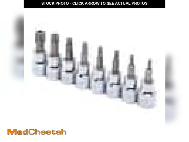 Lot 74-11826046 - Husky 3/8 in. Drive Tamper Proof Torx Bit Socket Set (8-Piece) - USED