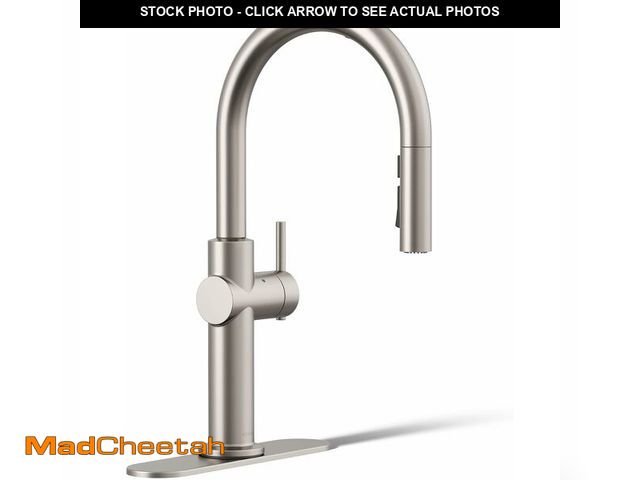 Lot 74-13844626 - KOHLER Touchless Pull Down Kitchen Faucet, 3-Spray, Vibrant Stainless, with Touchless Activation and...