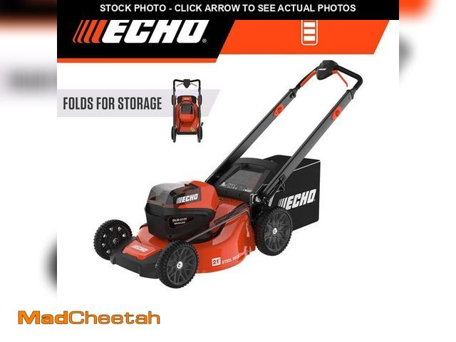 Lot 74-14376593 - ECHO 21 in. 56-Volt Cordless Battery Walk Behind Push Lawn Mower Tool Only - USED