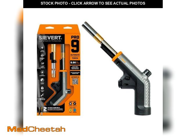 Lot 74-12465423 - SIEVERT Pro 9 Ultimate Performance Torch (Fuel Not Included) - UNUSED