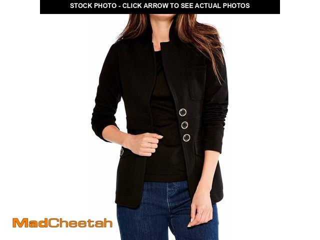 Lot 74-12762261 - NIC+ZOE Women's Editor Blazer, Black Onyx Small - UNUSED