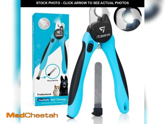 Lot 74-12437656 - iToleeve LED Dog Nail Clipper with Light, Illuminates Nails or Bloodline for Safe and Easy Trimmers,...