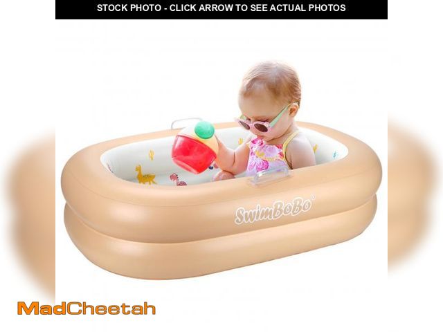 Lot 74-12313555 - Swimbobo Inflatable Baby Bathtub Ã¢â¬â Soft, Portable Baby Bath for Infants and Toddlers, Easy to...