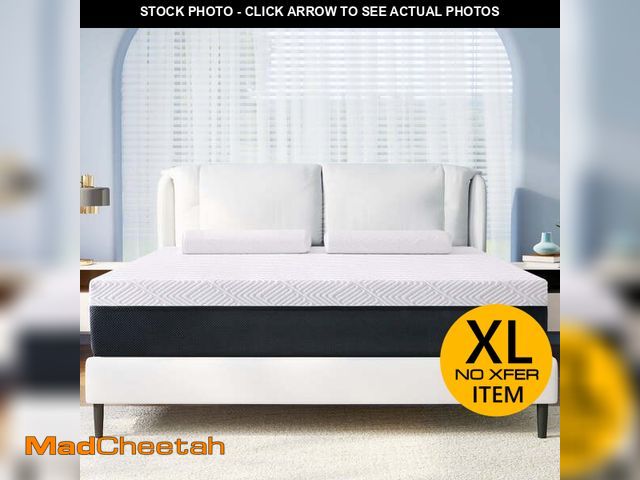 Lot 74-12645541 - Queen Mattress, JIAVA 14" Medium Plush Gel Memory Foam Mattress in a Box, Queen Size Mattress - UNUS...