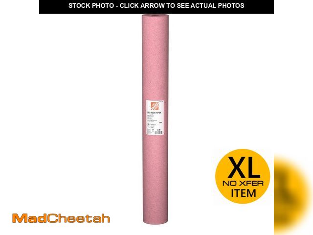 Lot 74-14439592 - (PALLET OF 20) 36 in. x 166 ft. Heavyweight Red Rosin Builders Paper(MUST PICK UP IN 7 DAYS!!!) - UN...
