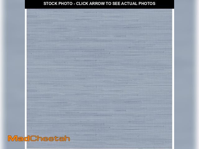 Lot 74-13733913 - NuWallpaper x Society Social Classic Faux Grasscloth Peel and Stick Wallpaper, Mineral Blue - UNUSED