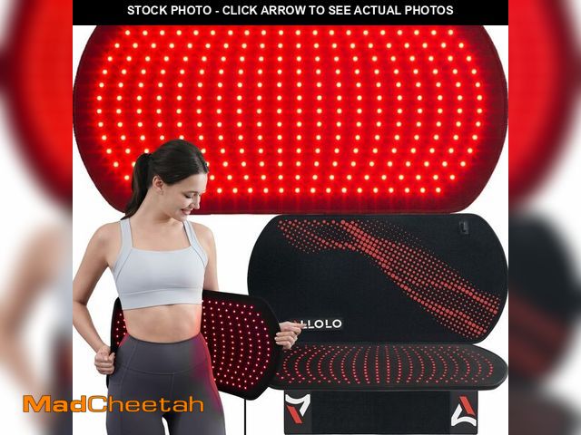 Lot 74-14264351 - ALLOLO Red Light Therapy for Body, 3 in 1 LEDs Red Light Therapy Belt with Timer Remote Control, 660...
