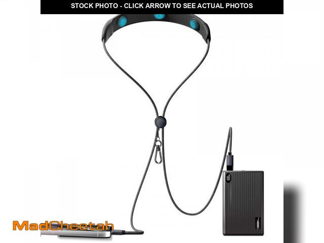 Lot 74-12277965 - Sunazen 100W Fast Charging Neck Massager Cable | 3-Modes Silicone Vibration with USB C to USB C Conn...