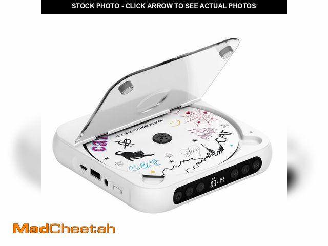 Lot 74-12700358 - ENVYCLOUD CD Player Portable with Dual Stereo Speakers, Rechargeable Portable CD Player with Bluetoo...