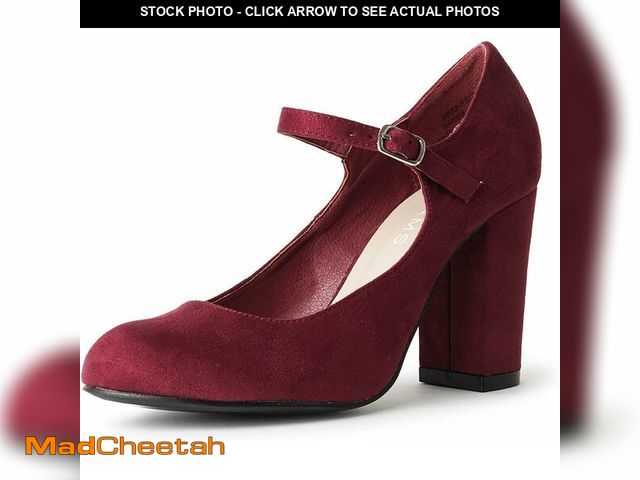 Lot 74-10902322 - J. Adams Skippy Mary Jane Shoes Women Oxford Pumps - Kitten High Heels - Retro Vintage 1950s Round T...