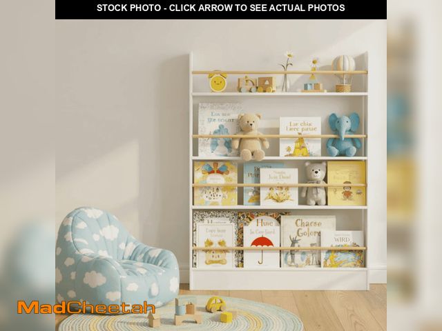 Lot 74-14324762 - VGBYUJ Behind Doors Bookshelf, 47.4"H x 39.4"W Tier Wall Mount Boookcases, Behind the Door Storage O...
