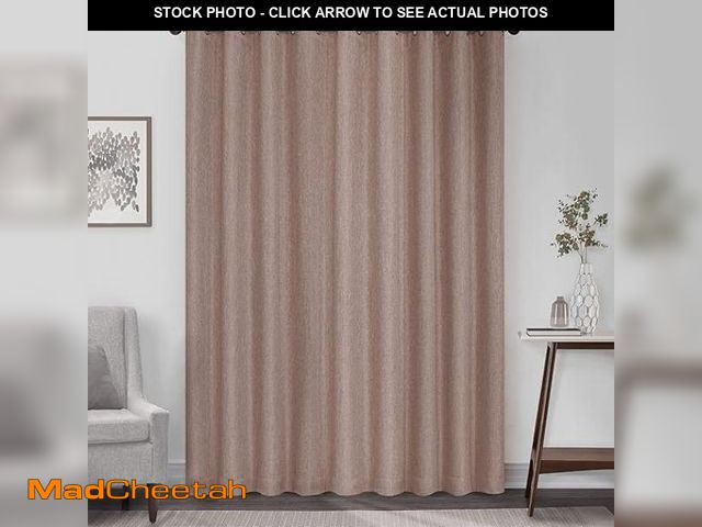 Lot 74-4920104 - Eclipse Kira Grommet Top Curtains for Bedroom, Single Panel, 50" x 108", Celadon (SINGLE PANEL) - UN...