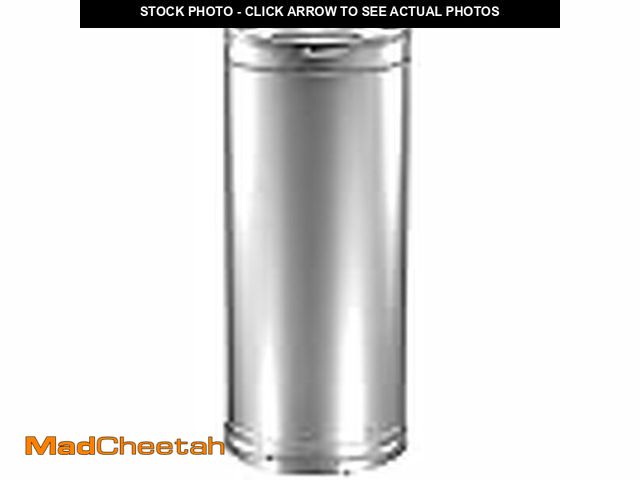 Lot 74-13768794 - DuraVent 6DP-36 Chimney Pipe DuraPlus 6" D X 36" L Galvanized Steel Silver - UNUSED