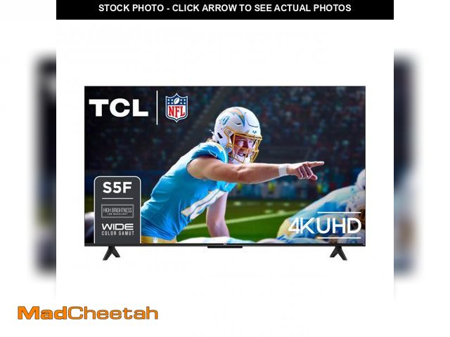 Lot 74-12493991 - (MISSING REMOTE) TCL 50-Inch Class S5 UHD 4K LED Smart TV with Fire TV (50S551F, 2024 Model), Dolby ...