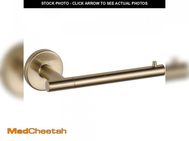 Lot 74-12085862 - Delta Trinsic Single Post Toilet Paper Holder in Champagne Bronze - UNUSED