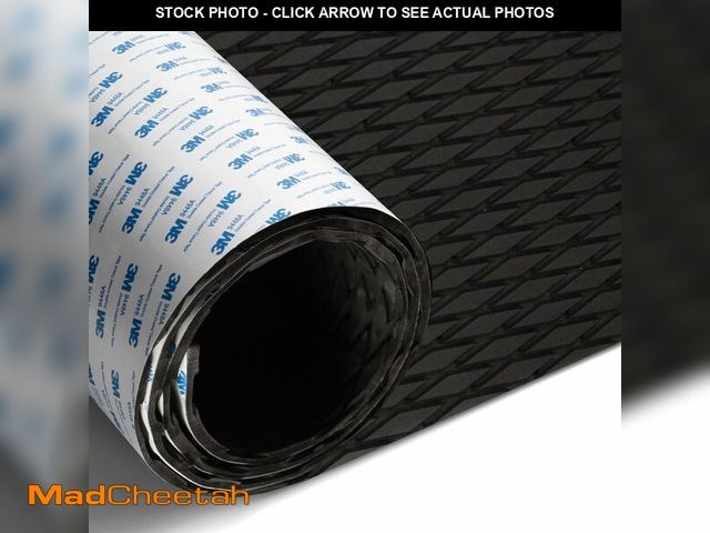 Lot 74-14297205 - Fullfire Boat Flooring EVA Foam Decking Sheet, Black Marine Flooring Mat with Self-Adhesive Backing ...