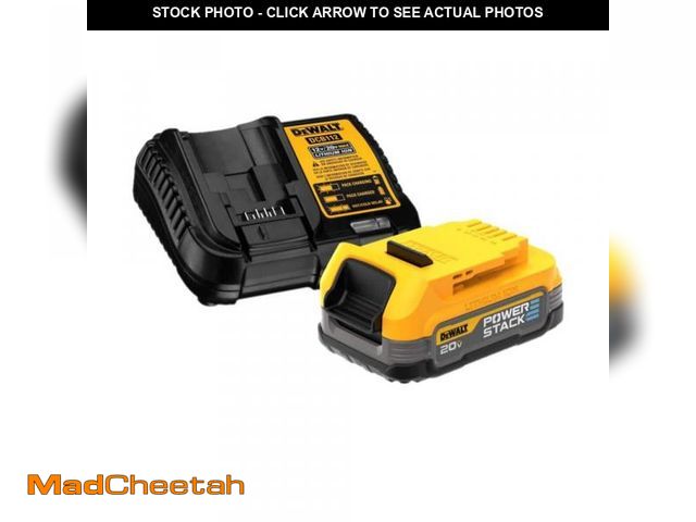 Lot 74-12491822 - DEWALT 20V MAX XR POWERSTACK Lithium-Ion Battery Starter Kit with 1.7Ah Battery and Charger - UNUSED