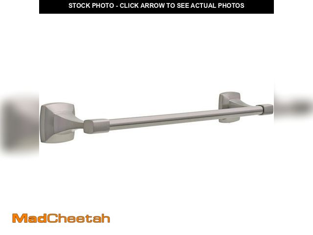 Lot 74-14593791 - Delta Portwood 18 in. Wall Mount Towel Bar Bath Hardware Accessory in Brushed Nickel PWD18-BN - UNUS...