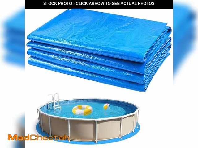 Lot 74-14422208 - 21Ft Round Pool Ground Cloths Round Pool Liner Pad, Swimming Pool Ground Cloth for 21ft Above Ground...