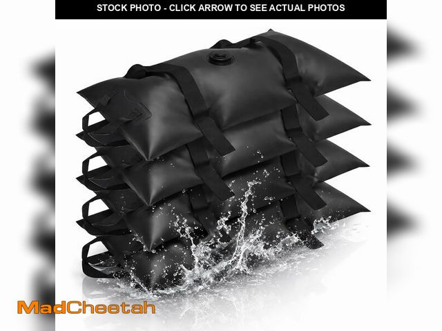 Lot 74-14303322 - Umbrella Base Water Weight Set of 4, Patio Fillable Water Bags for Weight, Heavy Duty Furniture Outd...