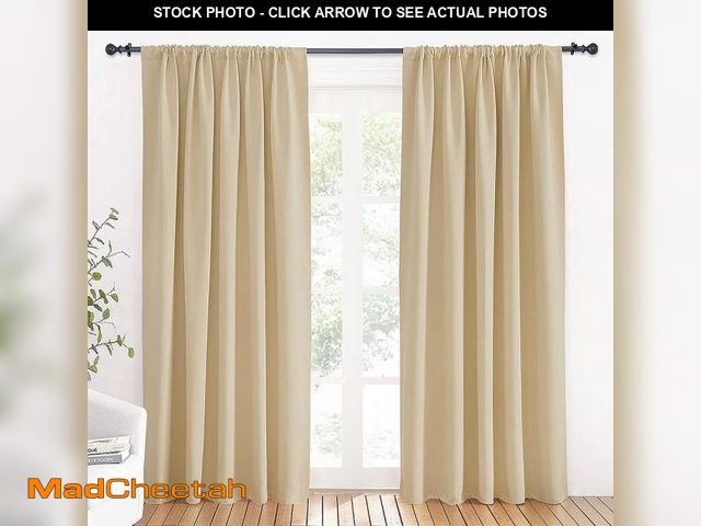 Lot 74-12441864 - RYB HOME Large Curtains for Living Room 84 inches Length, Blackout Privacy Room Divider Curtains for...