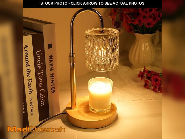 Lot 74-12434110 - Candle Warmer Lamp with Timer and Dimmable, Electric Wax Melt Candle Warmers Height Adjustable with ...