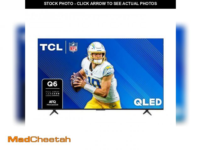 Lot 74-12541203 - TCL 85-Inch Q68 QLED Pro 4K UHD Smart TV with Google TV (85Q681G, 2024 Model) Dolby Vision, Dolby At...