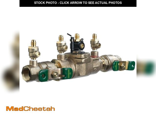 Lot 74-13778639 - Watts 3/4 in. Bronze Double Check Valve Backflow Preventer Assembly Quarter Turn Shutoff with Freeze...