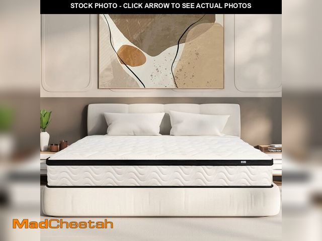 Lot 74-12629414 - MOLBIUS Queen Mattress 12 Inch | Hybrid Mattresses Queen Size in a Box | Medium Firm Memory Foam and...