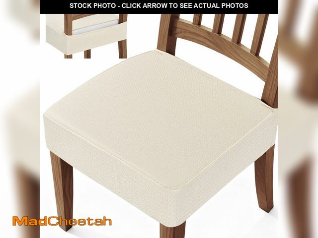 Lot 74-14064784 - Songrey Waterproof Seat Covers for Dining Chairs Set of 2, No Rear Chair Covers, Stretch Removable W...