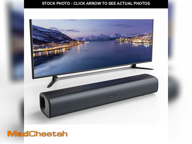 Lot 74-14339052 - RIOWOIS 17" Sound Bar, Home Theater Surround Sound System for TV - UNUSED