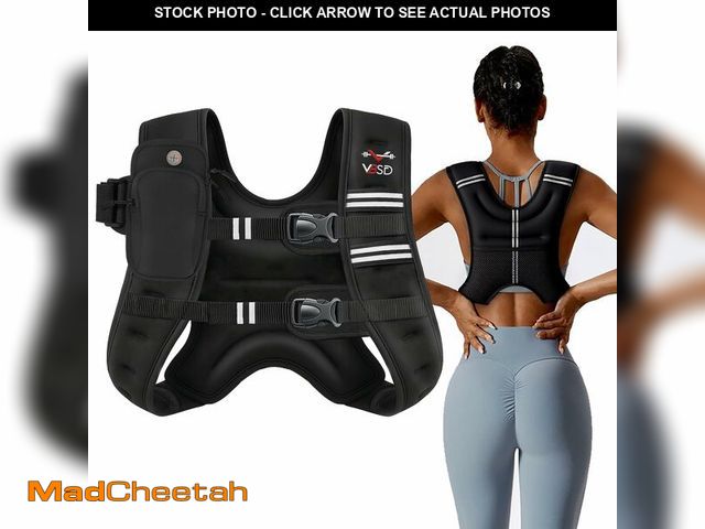 Lot 74-12718486 - VBSD Weighted Vest Woman 16LB Weight Vest for Women Men Body Weight Vests for Walking Strength Train...